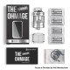 Authentic Dovpo The Ohmage Sub Ohm Tank Atomizer w/ 4 Spare Coils - Silver, SS + Quartz Glass, 2ml / 5.5ml, 26.5mm Diameter