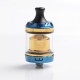 Authentic Hellvape MD MTL RTA Rebuildable Tank Atomizer - Blue & Gold, Stainless Steel + Pyrex Glass, 2ml / 4ml, 24mm Diameter