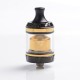 Authentic Hellvape MD MTL RTA Rebuildable Tank Atomizer - Black & Gold, Stainless Steel + Pyrex Glass, 2ml / 4ml, 24mm Diameter