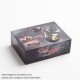 Authentic Hellvape MD MTL RTA Rebuildable Tank Atomizer - Gunmetal, Stainless Steel + Pyrex Glass, 2ml / 4ml, 24mm Diameter