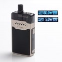 Authentic Hellvape GRIMM 30W 1200mAh VW Box Mod Pod System Starter Kit - Stainless Steel, Zinc Alloy + PCTG, 0.7 / 1.2ohm, 5~30W