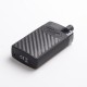 Authentic Hellvape GRIMM 30W 1200mAh VW Box Mod Pod System Starter Kit - Black Carbon Fiber, 3ml, 0.7ohm / 1.2ohm, 5~30W