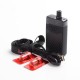 Authentic Hellvape GRIMM 30W 1200mAh VW Box Mod Pod System Starter Kit - Black Carbon Fiber, 3ml, 0.7ohm / 1.2ohm, 5~30W
