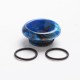 Authentic Reewape AS267 810 Replacement Drip Tip for SMOK TFV8 /TFV12 Tank/Kennedy/Battle/Reload RDA - Blue, Resin, 8.5mm