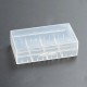 Clear Battery Protected Case for 18650 / 18500 / 18350 / 16340 / CR123A Li-ion Batteries - Transparent, PC