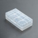 Clear Battery Protected Case for 18650 / 18500 / 18350 / 16340 / CR123A Li-ion Batteries - Transparent, PC