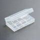 Clear Battery Protected Case for 18650 / 18500 / 18350 / 16340 / CR123A Li-ion Batteries - Transparent, PC