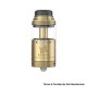Authentic VandyVape Widowmaker RTA Rebuildable Tank Atomizer - Gold, Stainless Steel + Glass, 6ml, 25mm Diameter