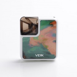 Authentic VEIIK Cracker MTL / DTL 500mAh Pod System Kit - Idyllic White, 2ml, 1.2ohm