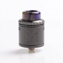 Authentic VandyVape Mesh V2 RDA Rebuildable Dripping Atomizer - Gun Metal, Stainless Steel, 0.12ohm / 0.15ohm, 25mm Diameter