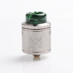 Authentic VandyVape Mesh V2 RDA Rebuildable Dripping Atomizer - SS, Stainless Steel, 0.12ohm / 0.15ohm, 25mm Diameter