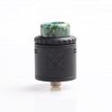 Authentic VandyVape Mesh V2 RDA Rebuildable Dripping Atomizer - Matte Black, Stainless Steel, 0.12ohm / 0.15ohm, 25mm Diameter