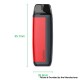 Authentic Voopoo Find 12W 420mAh Pod System Starter Kit - Red, Aluminium Alloy + Plastic + PCTG, 1.8ml, 1.2ohm
