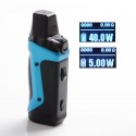 Authentic GeekVape Aegis Boost 40W 1500mAh VW Box Mod Pod System Starter Kit - Almighty Blue, Zinc Alloy, 3.7ml, 0.6ohm, 5~40W