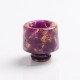 Authentic Reewape AS177 510 Drip Tip for RDA / RTA / RDTA / Sub-Ohm Tank Atomizer - Purple Gold, Resin, 15mm