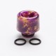 Authentic Reewape AS177 510 Drip Tip for RDA / RTA / RDTA / Sub-Ohm Tank Atomizer - Purple Gold, Resin, 15mm