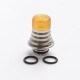 Authentic Reewape AS278S 510 Replacement Drip Tip for RDA / RTA / RDTA / Sub-Ohm Tank Atomizer - Silver + Yellow, 21mm