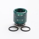 Authentic Reewape AS272 Changeable 810-510 Drip Tip w/ Anti Spit SS Mesh Sheet for RDA / SMOK TFV8 - Green, Resin, 18mm