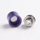 Authentic Reewape AS272 Changeable 810-510 Drip Tip w/ Anti Spit SS Mesh Sheet for RDA / SMOK TFV8 - Purple, Resin, 18mm