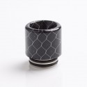 Authentic Reewape AS272 Changeable 810-510 Drip Tip w/ Anti Spit SS Mesh Sheet for RDA / SMOK TFV8 - Black, Resin, 18mm