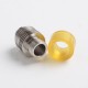 KS Replacement Stainless Steel Base Deck + 3 Mouthpiece Drip Tip Set for SXK BB Billet Mod Box - Silver + Brown + White + Black