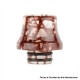 Authentic Reewape AS237 510 Replacement Drip Tip for RDA / RTA / RDTA / Sub-Ohm Tank Atomizer - Maroon, Resin, 16.5mm