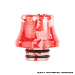 Authentic Reewape AS237 510 Replacement Drip Tip for RDA / RTA / RDTA / Sub-Ohm Tank Atomizer - Red, Resin, 16.5mm