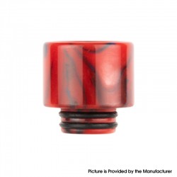 Authentic Reewape AS239 510 Replacement Drip Tip for RDA / RTA / RDTA / Sub-Ohm Tank Atomizer - Red Black, Resin, 15mm