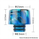 Authentic Reewape AS266 510 Replacement Drip Tip for RDA / RTA / RDTA / Sub-Ohm Tank Atomizer - Blue, Resin, 15.5mm