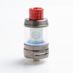 Authentic Innokin iSub-B Sub Ohm Tank Clearomizer - Gun Metal, Stainless Steel + Pyrex Glass, 3ml / 4ml, 0.35ohm, 24mm Diameter