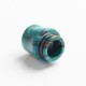 Authentic Reewape AS268 810 Replacement Drip Tip for SMOK TFV8/TFV12 Tank/Kennedy/Battle/Reload RDA - Green Brown, Resin, 17.5mm