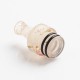 Authentic Reewape AS271 510 Replacement Drip Tip for RDA / RTA / RDTA / Sub-Ohm Tank Atomizer - Transparent Red, Resin, 20mm