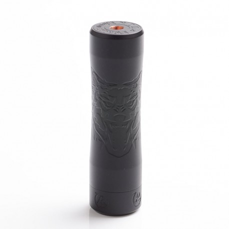 Authentic Reewape RUOK Ghost 21700 Hybrid Mechanical Mod - Black, Copper, 1 x 18650 / 20700 / 21700, Random Engrave Pattern