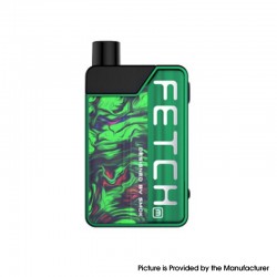 Authentic SMOKTech SMOK Fetch Mini 40W 1200mAh VW Box Mod Pod System Starter Kit - Acrylic Fluid Green, 3.7ml, 5~40W