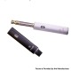 Authentic Oumier PLIP 550mAh 2 IN 1 Mod Battery for 510 Atomizer & 13.8 x 5.6mm Cartridge - Silver, 1.1~1.6ohm