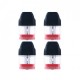 Authentic Uwell Caliburn / Caliburn KOKO Pod Kit Replacement Pod Cartridge w/ 1.2ohm Coil - Transparent + Black, 2ml (4 PCS)
