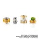 Authentic Nikola Lapetus Sub Ohm Tank Atomizer - Rainbow, Stainless Steel + Aluminum Alloy, 4.5ml/6.0ml, 0.18ohm, 25mm Dia.