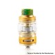 Authentic Nikola Lapetus Sub Ohm Tank Atomizer - Gold, Stainless Steel + Aluminum Alloy, 4.5ml/6.0ml, 0.18ohm, 25mm Dia.