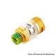 Authentic Nikola Lapetus Sub Ohm Tank Atomizer - Gold, Stainless Steel + Aluminum Alloy, 4.5ml/6.0ml, 0.18ohm, 25mm Dia.