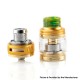 Authentic Nikola Lapetus Sub Ohm Tank Atomizer - Gold, Stainless Steel + Aluminum Alloy, 4.5ml/6.0ml, 0.18ohm, 25mm Dia.