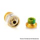 Authentic Nikola Lapetus Sub Ohm Tank Atomizer - Gold, Stainless Steel + Aluminum Alloy, 4.5ml/6.0ml, 0.18ohm, 25mm Dia.