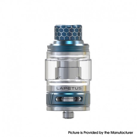 Authentic Nikola Lapetus Sub Ohm Tank Atomizer - Blue, Stainless Steel + Aluminum Alloy, 4.5ml/6.0ml, 0.18ohm, 25mm Dia.