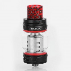 Authentic SMOKTech SMOK TFV12 Prince Sub Ohm Tank Atomizer - Black, Stainless Steel, 8ml, 28mm Diameter, Standard Edition