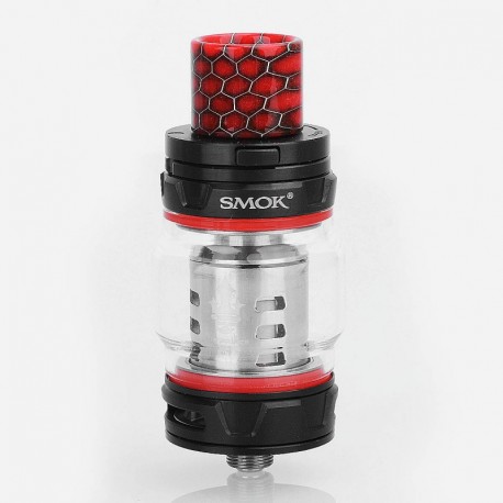 Authentic SMOKTech SMOK TFV12 Prince Sub Ohm Tank Atomizer - Black, Stainless Steel, 8ml, 28mm Diameter, Standard Edition