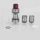 Authentic SMOKTech SMOK TFV12 Prince Sub Ohm Tank Atomizer - Silver, Stainless Steel, 8ml, 28mm Diameter, Standard Edition