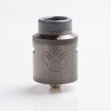 Authentic Hellvape Dead Rabbit V2 RDA Rebuildable Dripping Atomizer w/ BF Pin - Gun Metal, Stainless Steel, 24mm Diameter