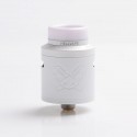 Authentic Hellvape Dead Rabbit V2 RDA Rebuildable Dripping Atomizer w/ BF Pin - White, Stainless Steel, 24mm Diameter
