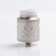 Authentic Hellvape Dead Rabbit V2 RDA Rebuildable Dripping Atomzier w/ BF Pin - Silver, Stainless Steel, 24mm Diameter
