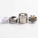 Authentic Hellvape Dead Rabbit V2 RDA Rebuildable Dripping Atomzier w/ BF Pin - Silver, Stainless Steel, 24mm Diameter