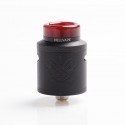 [Ships from Bonded Warehouse] Authentic Hellvape Dead Rabbit V2 RDA Rebuildable Atomizer w/ BF Pin - Matte Full Black, SS, 24mm